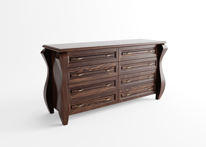 Komoda z ośmioma szufladami w sypialni: jak zaplanować pojemność, ergonomię i styl Ludwik